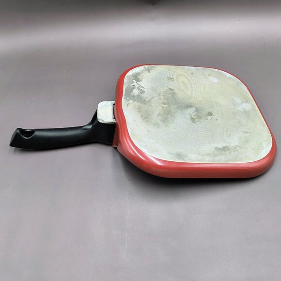 T-Fal RED Mini Cheese Griddle & One Egg Wonder Pan with Use Care Instructions - Picture 10 of 14